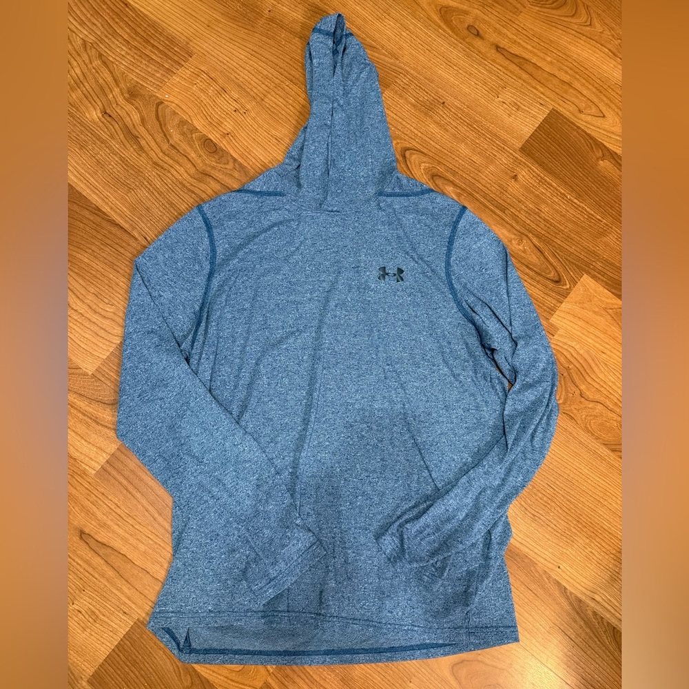 Under Armour Threadborne Blue HeatGear Hoodie